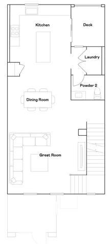 Residence 1 - level 2 floorplan