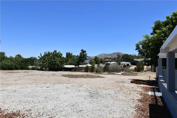 Rear Yard w/View of Hills in Dlstance