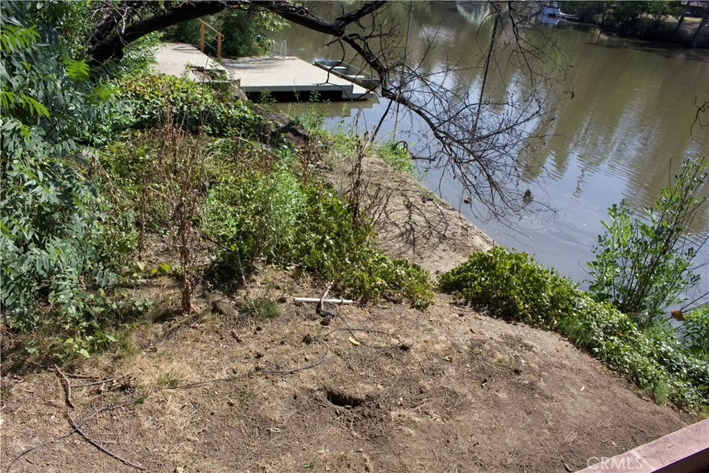 Location of private dock area.