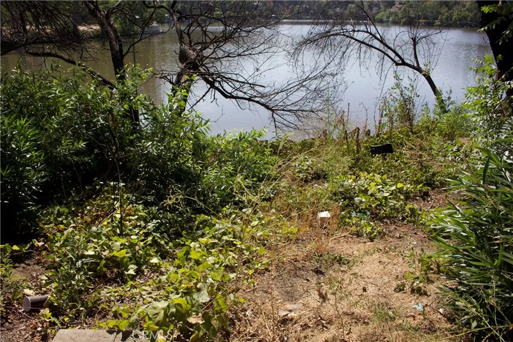 Private area along lake for private dock/patio.