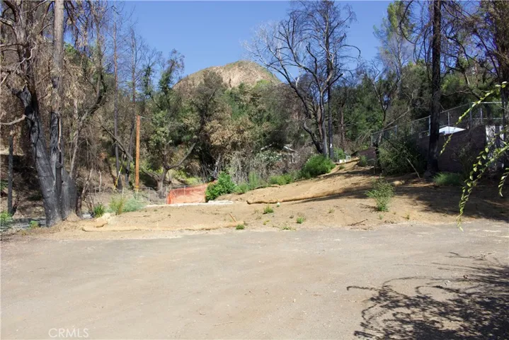 Frontage of lot.
