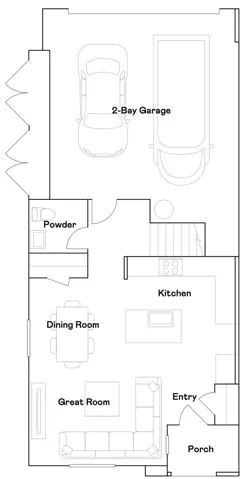 Residence 3 - level 1 floorplan