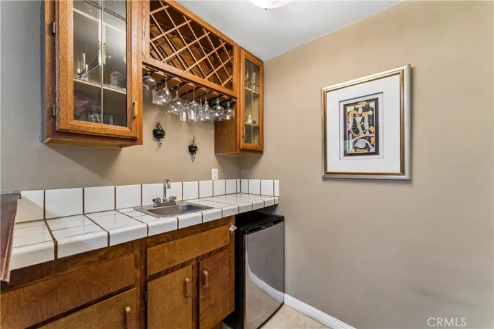 Wet Bar in Family Room