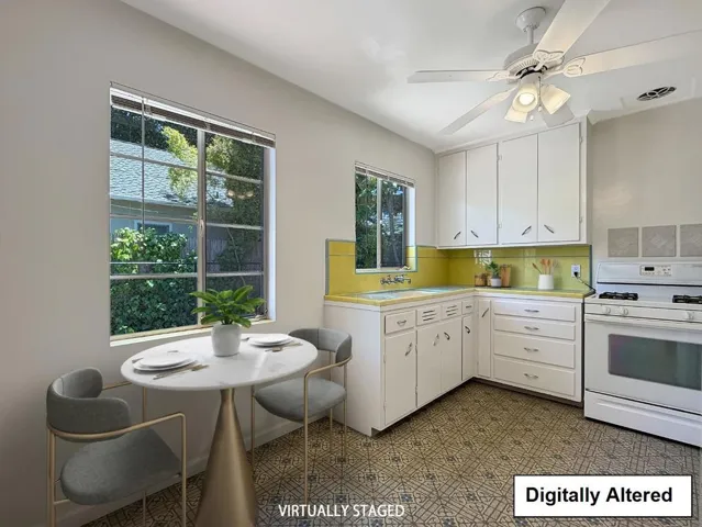 Virtually Staged Kitchen