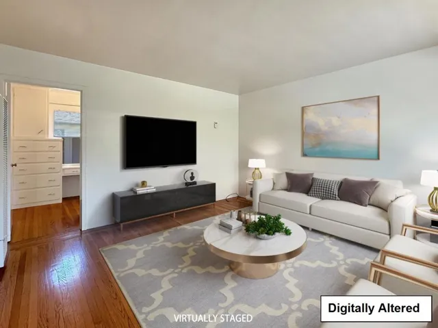 VIrtually Staged Living Room