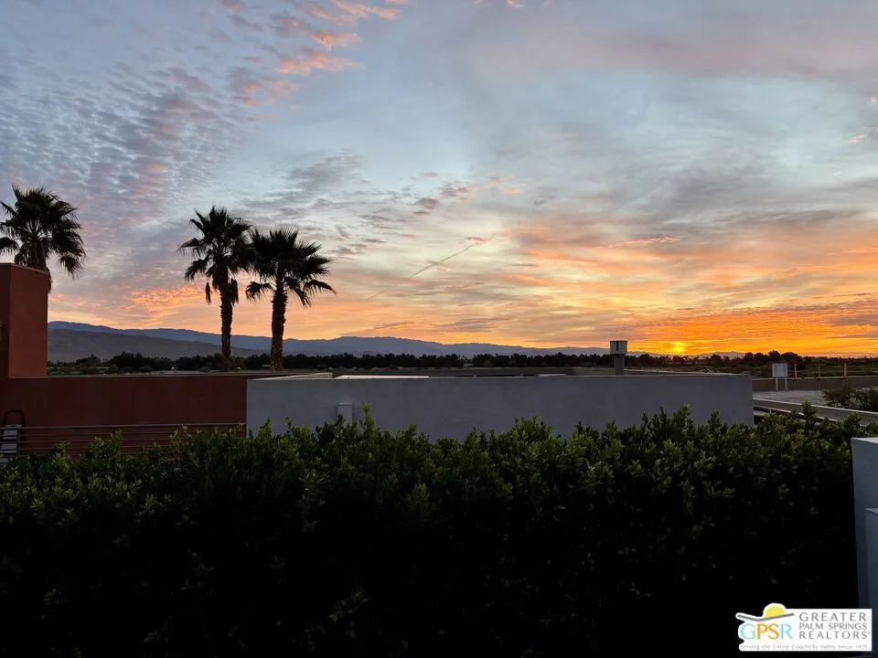 view from balcony