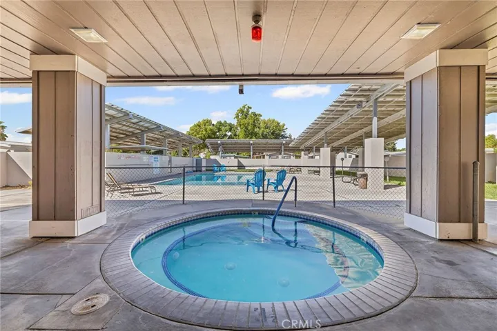 Enjoy an evening in the covered hot tub