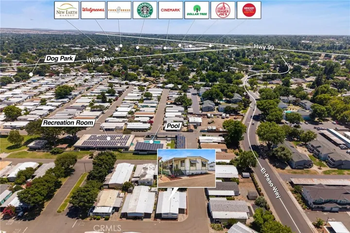 Approx. 1 mile to eateries, grocery and Cinemark 14