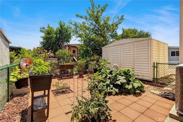Raised garden beds are included