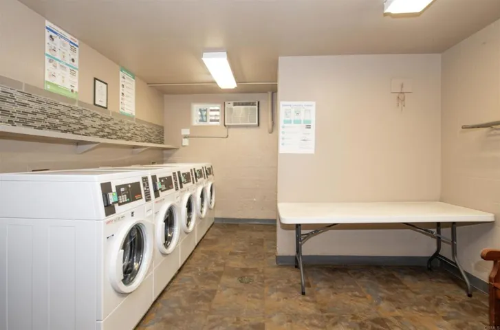 Each building has a laundry room with Smart technology