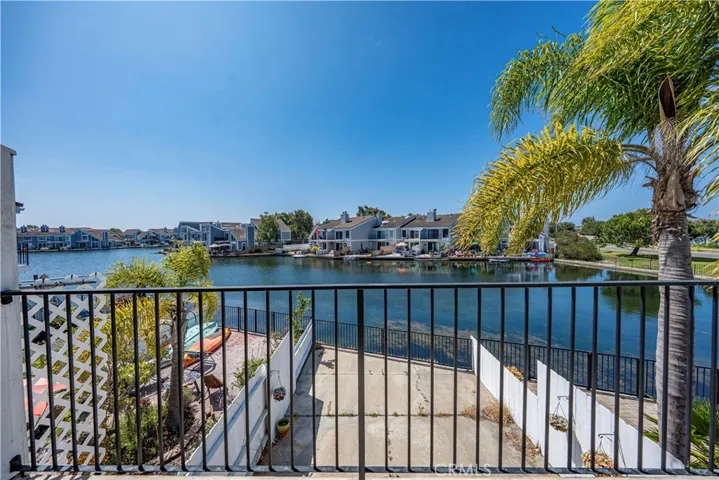 This balcony is connected to the primary suite.