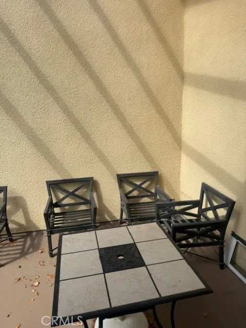 upstairs patio