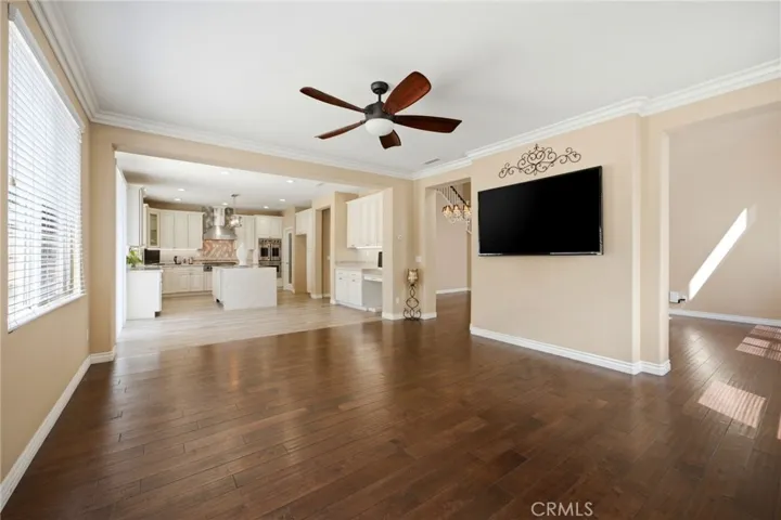 Family Room to Gourmet  Kitchen
