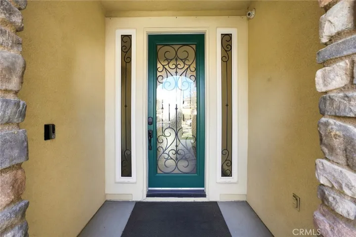 Decorative Iron Door Entry