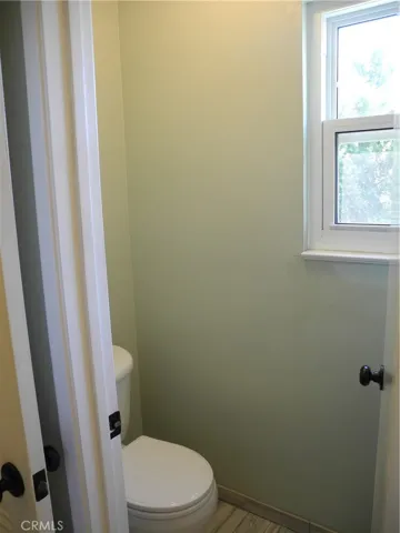 Separate toilet in master bath