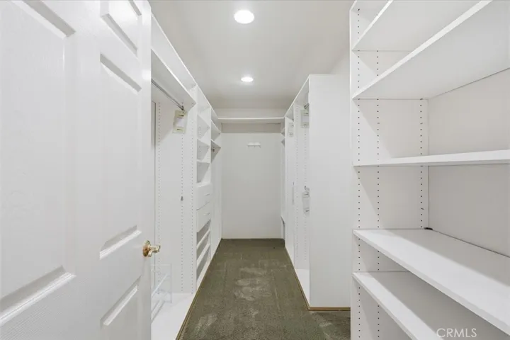 Primary walk in closet