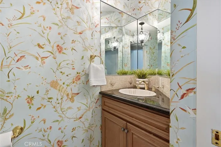 Pretty powder room