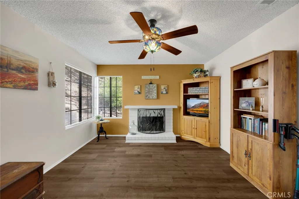 Living Room with Fireplace