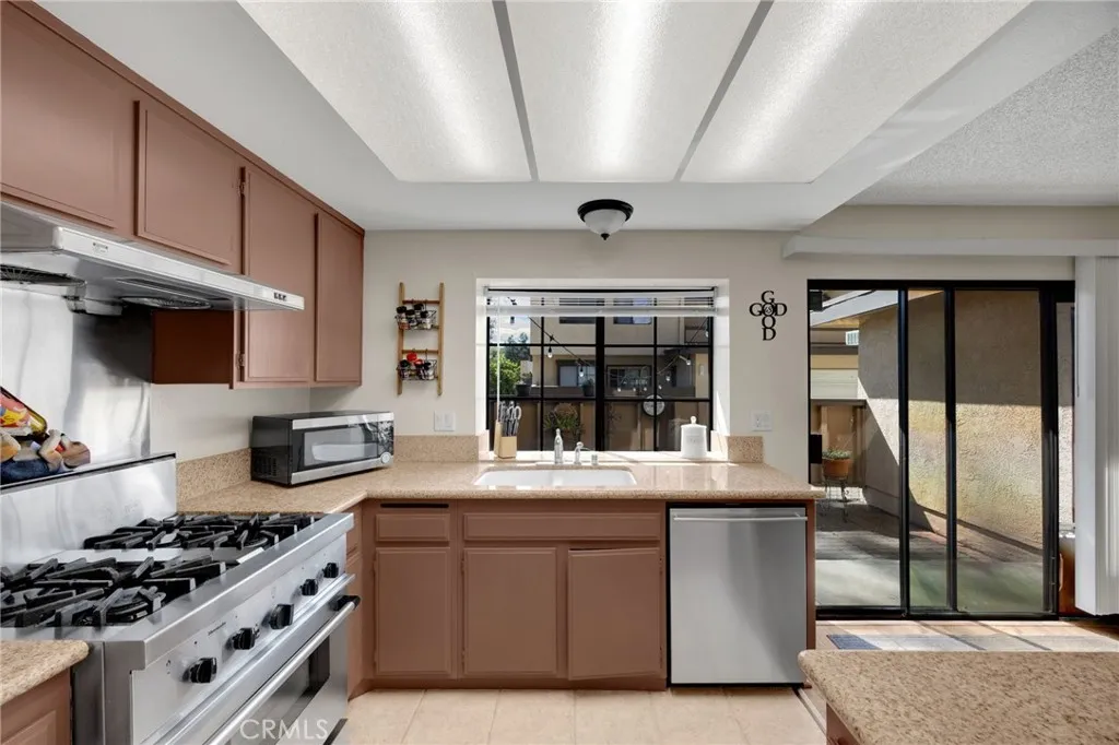 Kitchen with Stainless Steel Appliances