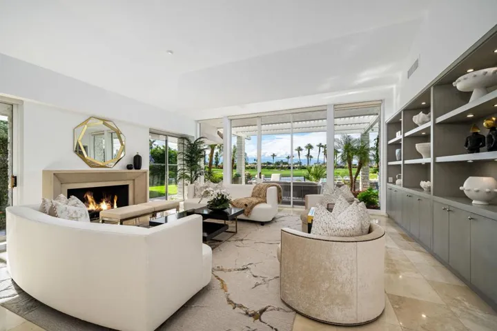 Living room with exceptional views!