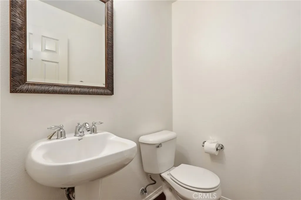 Half bathroom on the main level