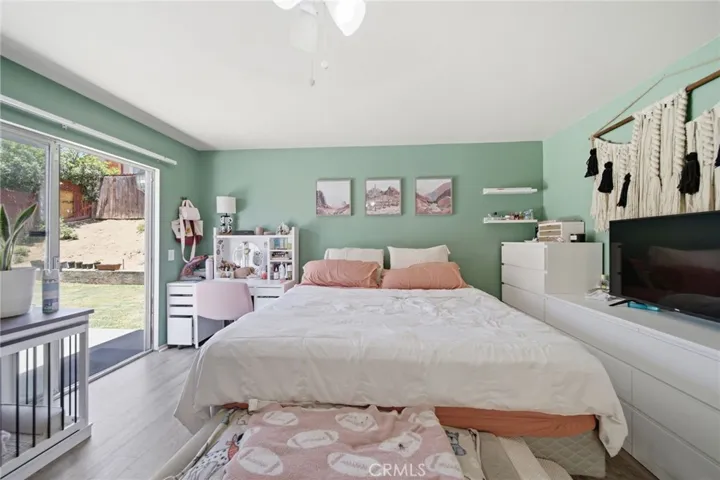 primary bedroom w/ backyard access