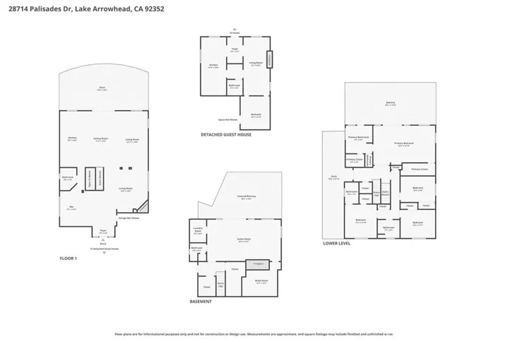 28714 Palisades, Lake Arrowhead, California 92352