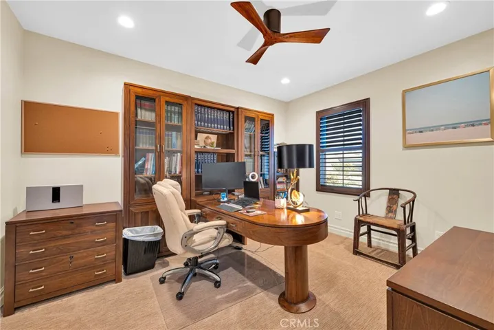 A second office, or extra bedroom upstairs