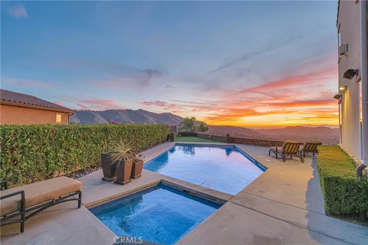 Pool, spa, and a nearly 180° panorama beyond