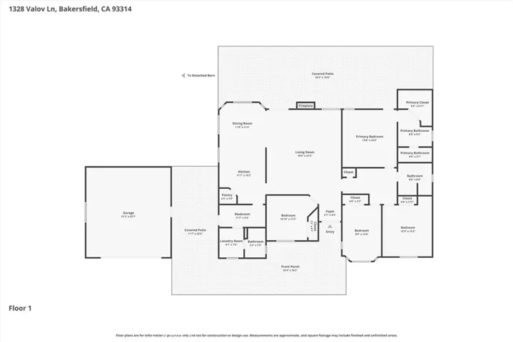 1328 Valov Lane, Bakersfield, California 93314