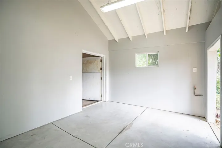 Additional bonus room behind the garage.