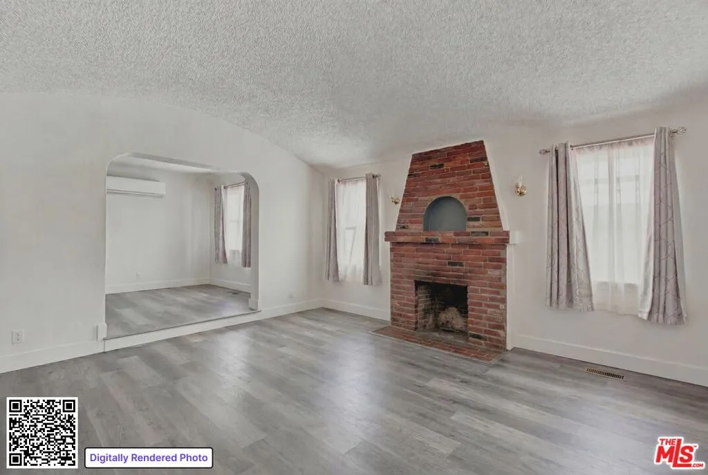 living room virtually emptied