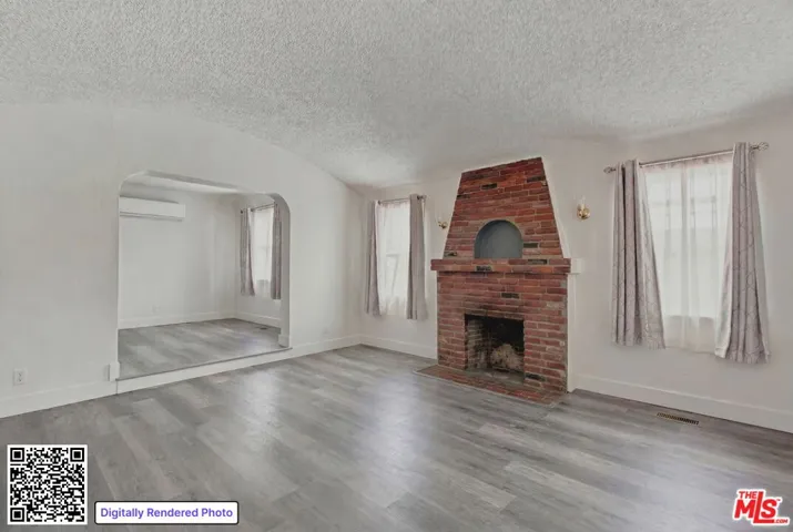 living room virtually emptied