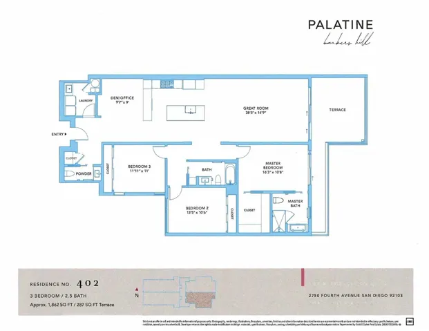 2750 4th Ave 402, San Diego, California 92103