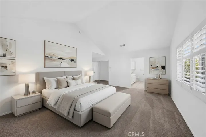 AI Generated Primary Bedroom Image