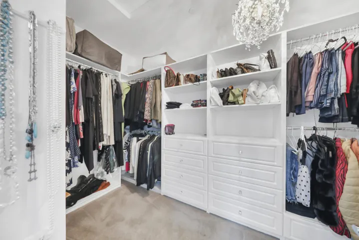 Primary closet