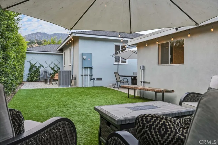 view of the foothills from the backyard
