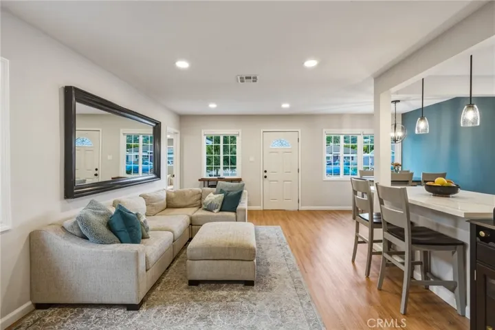 Open concept living area