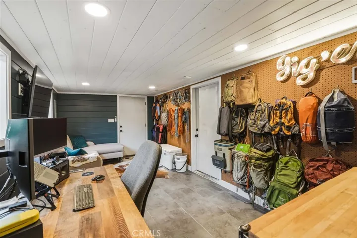 Mancave with a mini-split AC