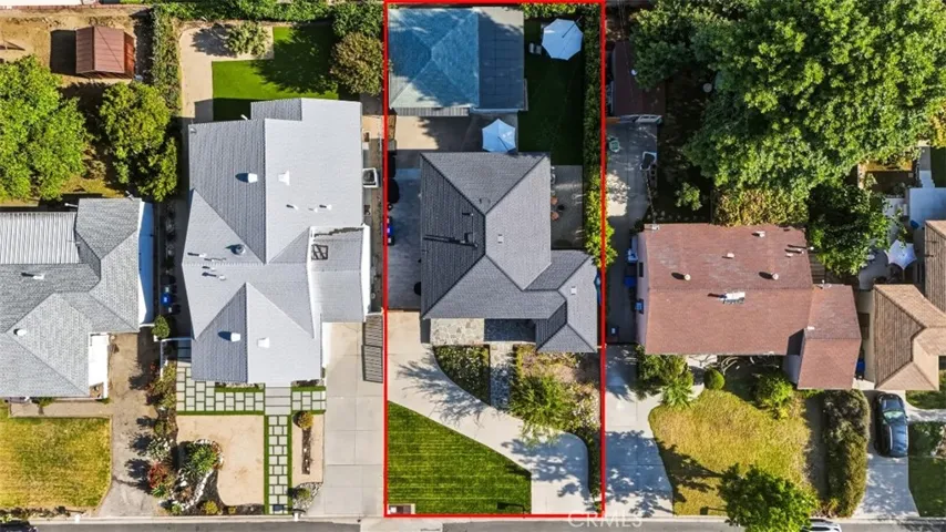 Top aerial view