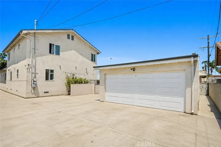 image created by AI with no cars in front of garage