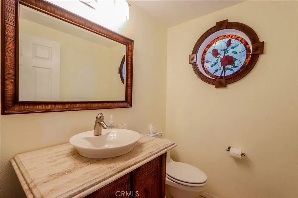 Downstairs powder room