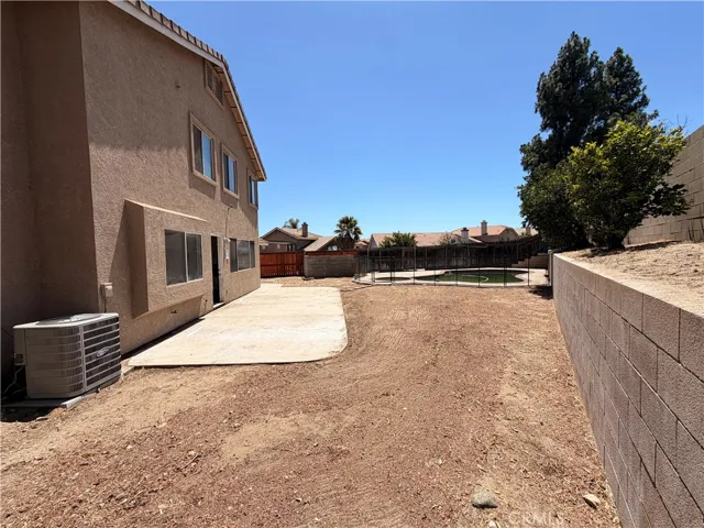 Backyard with pool