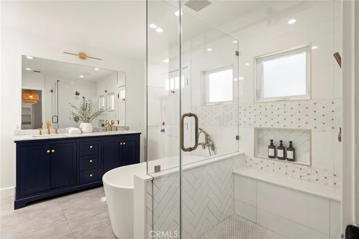 Primary Bathroom  with second closest to the left