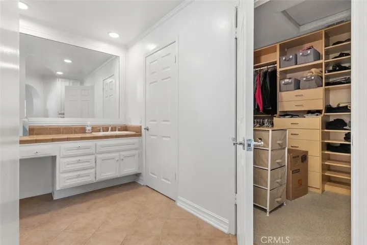 large closet in primary