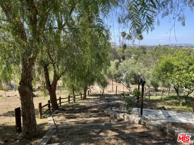 Stairs on side of property