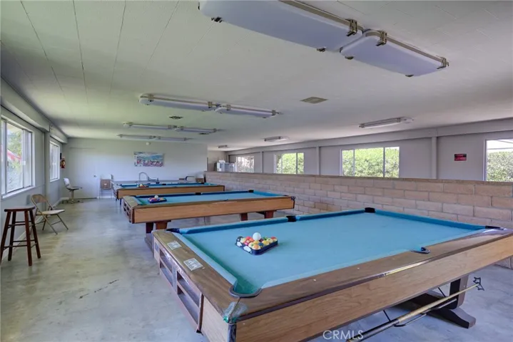 Recreation room in community
