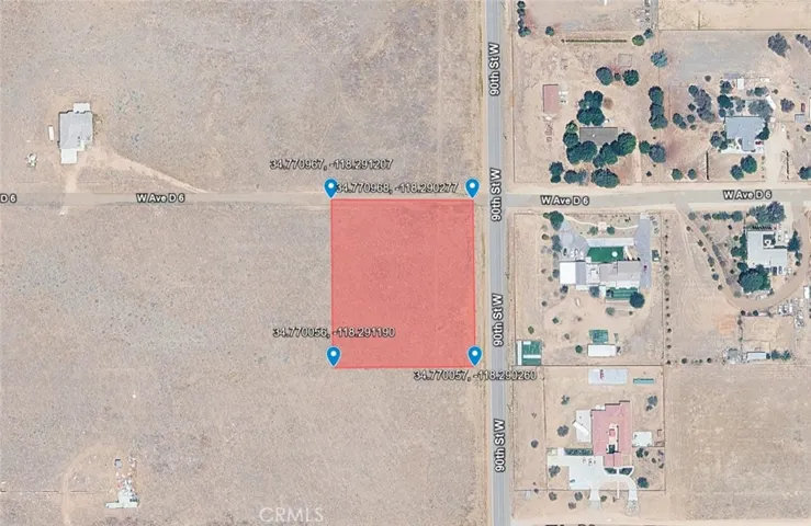 0 Cor Avenue D6 90 Stw Pav, Lancaster, California 93536