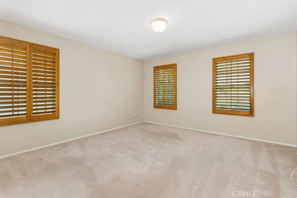 Wood Shutters in Family room