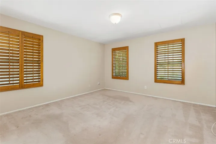 Wood Shutters in Family room